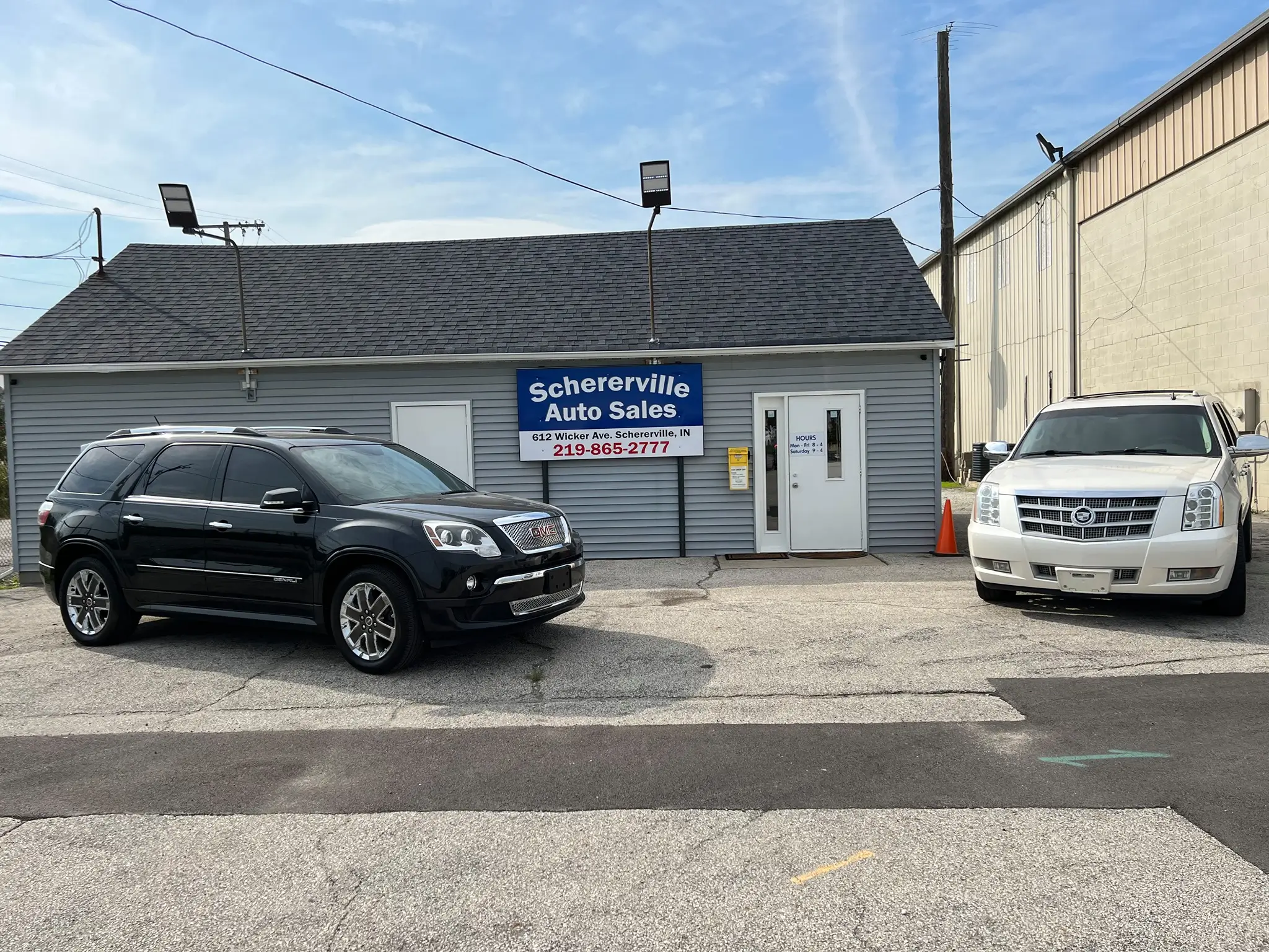 Schererville Auto Sales dealership exterior in Dallas, TX
